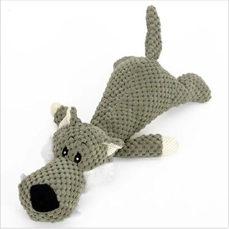 Peluche de Lobo para mascotas