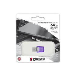 Memoria USB Microduo 3C 64Gb - Kingston