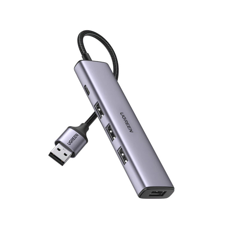 HUB USB 4 en 1 + 1 puerto PD - UGREEN