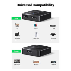 Switch HDMI Bi-direccional 4K - Ugreen